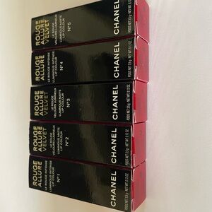 CHANEL Rouge Allure Velvet Lipstick Set — Black & Red Boxes